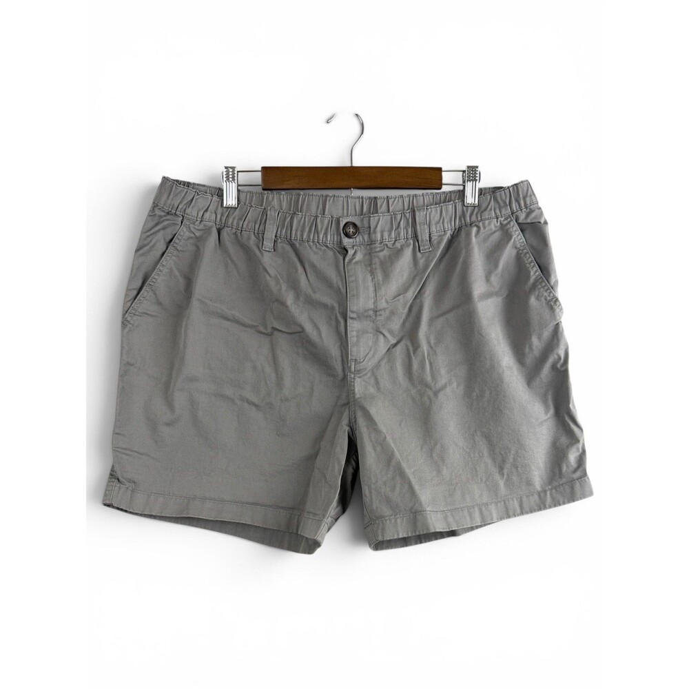 Chubbies Shorts Men XXL Gray 5.5" Inseam Cotton Chinos Stretch Pockets Skys Out